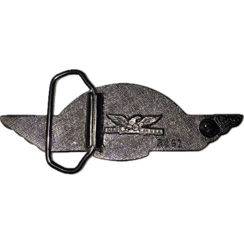 Vintage Ford Thunderbird 1957 Belt Buckle Great American Buckle Pewter USA